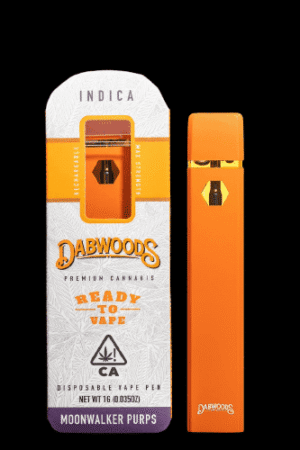 Dabwoods Full Gram Disposable Vape- Moonwalker Purps