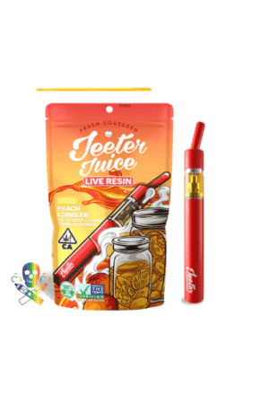 Jeeter Juice straws Disposable Peach Cobbler