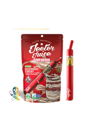 Jeeter Juice Live Resin Disposable Raspberry Parfait-500mg