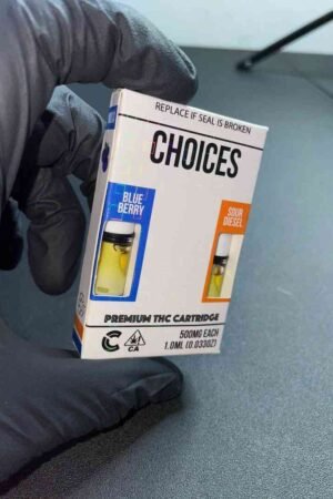 Choices Vape cartridges BlueBerry X Sour Diesel