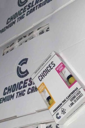 Choices Vape cartridges Sunset Sherbert X Wedding Cake