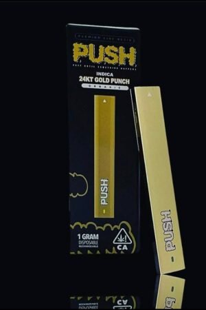 Push pen Disposable 24k Gold Punch