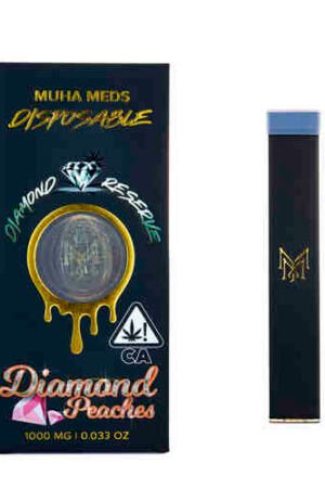 Muha MedsDiamond Peaches Disposable 1,000mg
