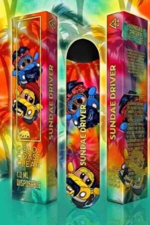 Gold Coast Clear Sundae Driver Disposable