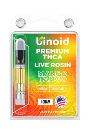 Binoid THCA Live Rosin Vape Cartridge | Mango Tango