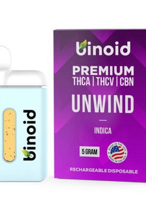 Binoid THCA THCV CBN Disposable | Unwind - 5g