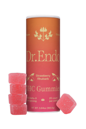 Strawberry Rhubarb Boost THC Gummies